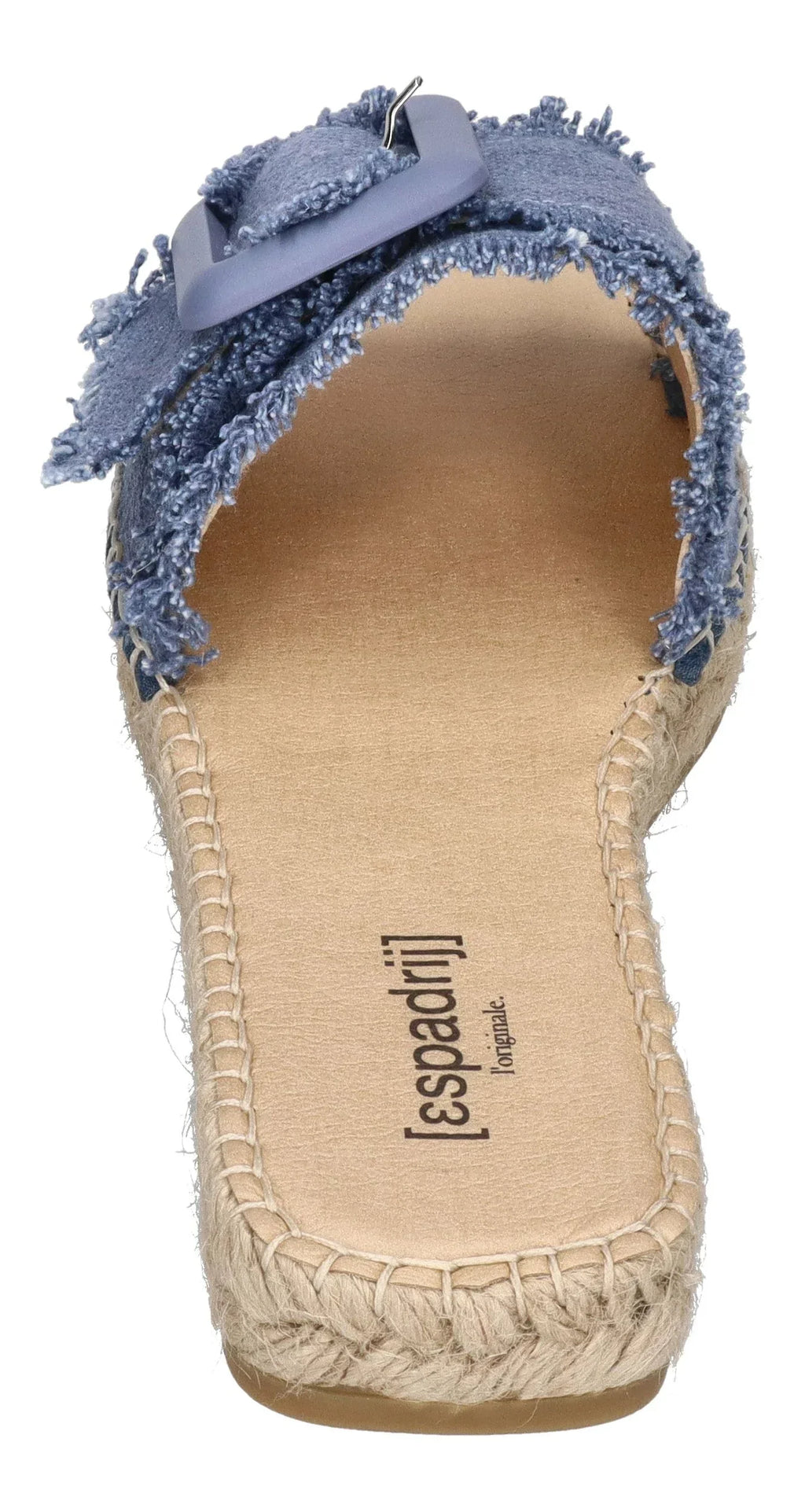 ESPADRIJ L'ORIGINALE Damen Pantolette BELFORT LINEN dusty blue