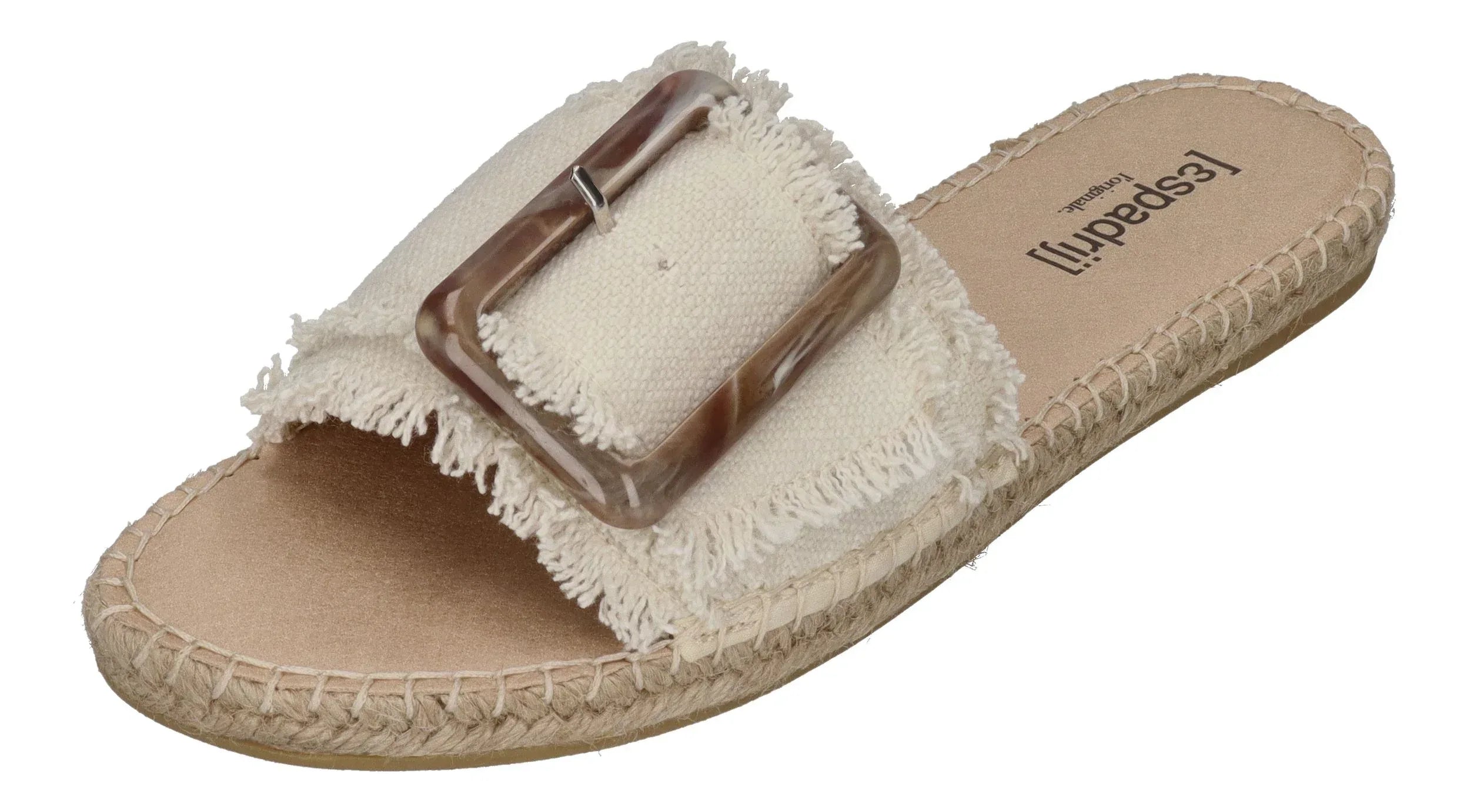ESPADRIJ L'ORIGINALE Damen Pantolette - BELFORT LINEN - nature