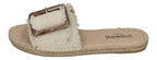 ESPADRIJ L'ORIGINALE Damen Pantolette - BELFORT LINEN - nature