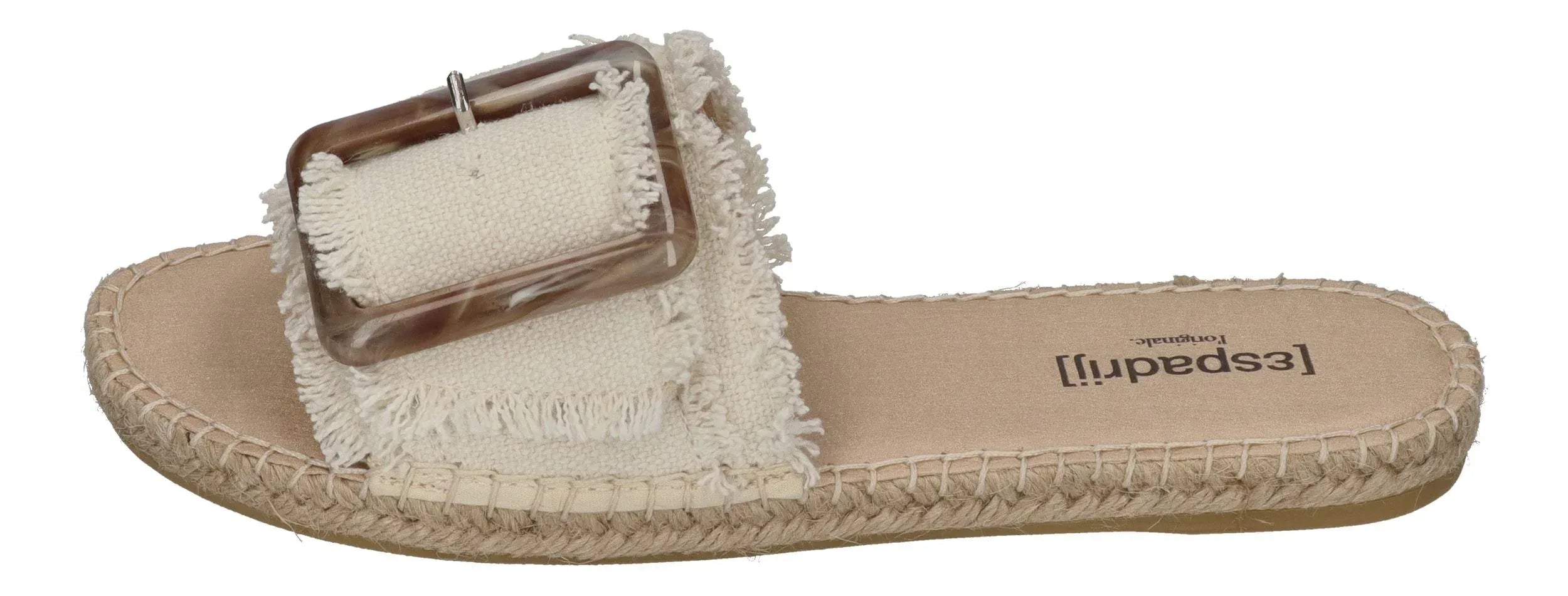 ESPADRIJ L'ORIGINALE Damen Pantolette - BELFORT LINEN - nature