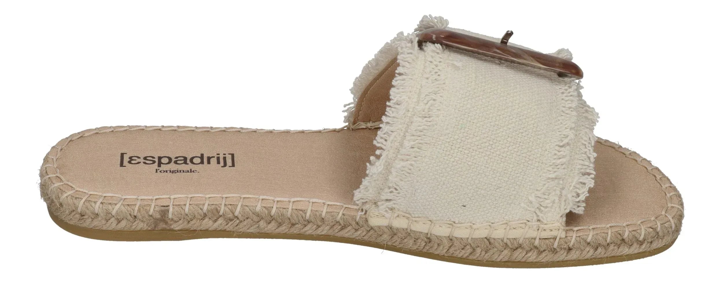 ESPADRIJ L'ORIGINALE Damen Pantolette - BELFORT LINEN - nature