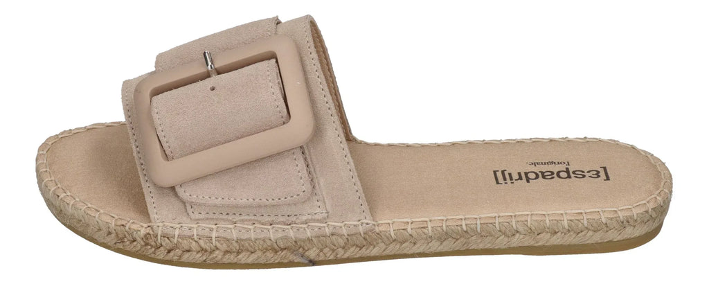 ESPADRIJ L'ORIGINALE Damen Pantolette - BELFORT MONO - beige