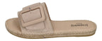 ESPADRIJ L'ORIGINALE Damen Pantolette - BELFORT MONO - beige