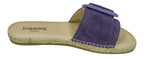ESPADRIJ L'ORIGINALE Damen Pantolette BELFORT MONO dusty blue