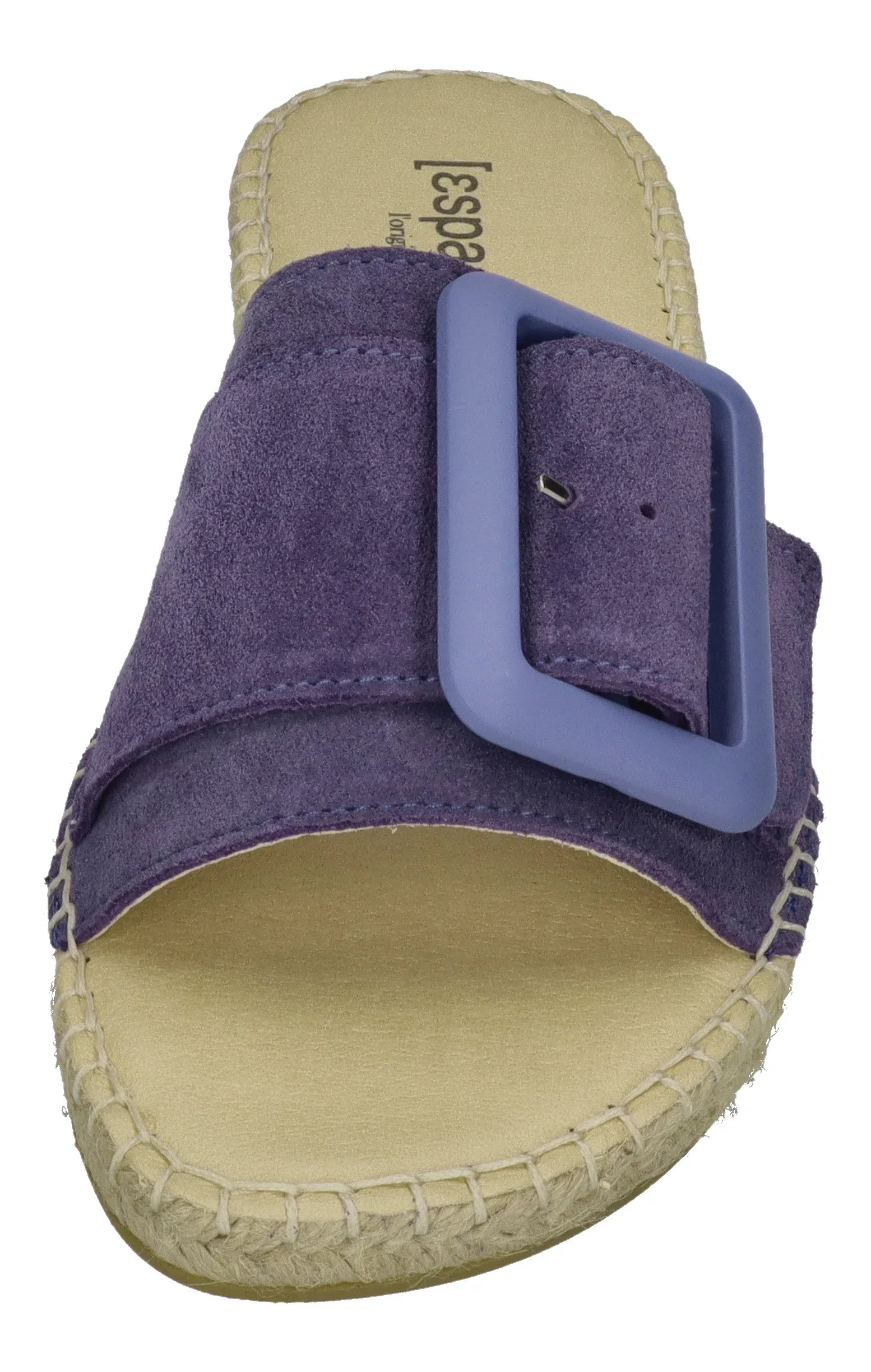ESPADRIJ L'ORIGINALE Damen Pantolette BELFORT MONO dusty blue