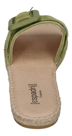 ESPADRIJ L'ORIGINALE Damen Pantolette - BELFORT MONO - vert clair