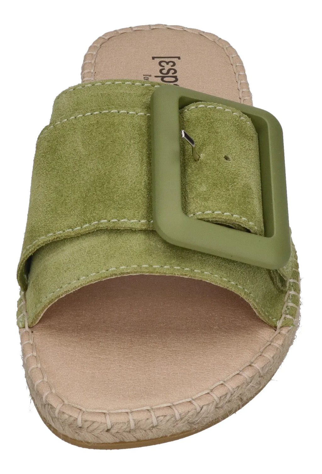 ESPADRIJ L'ORIGINALE Damen Pantolette - BELFORT MONO - vert clair