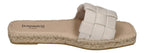 ESPADRIJ L'ORIGINALE Damen Pantolette - CARRE CHECK - nature