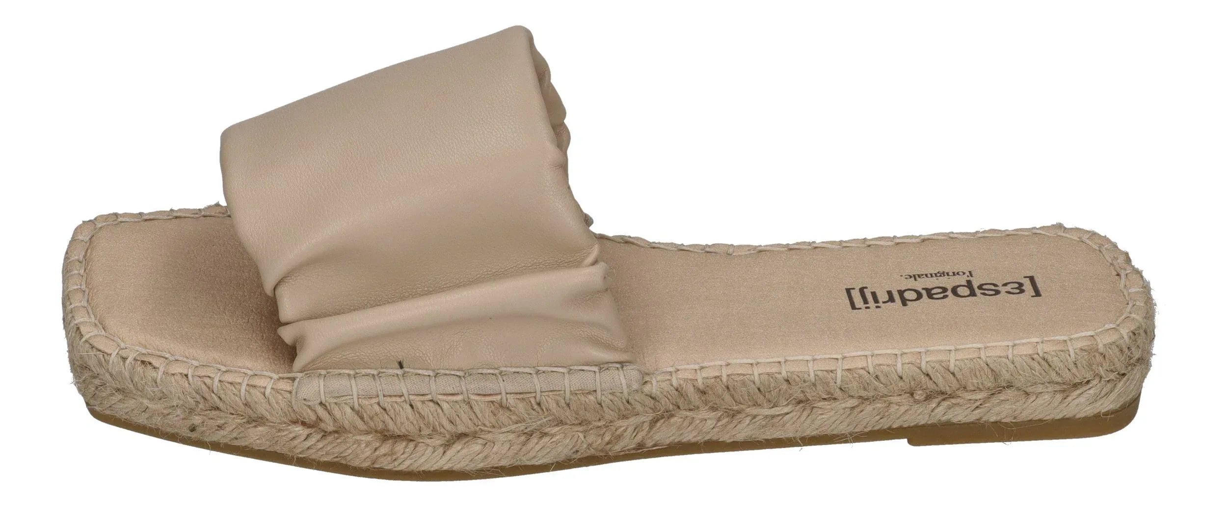 ESPADRIJ L'ORIGINALE Damen Pantolette - CARRE RUFFLE - beige