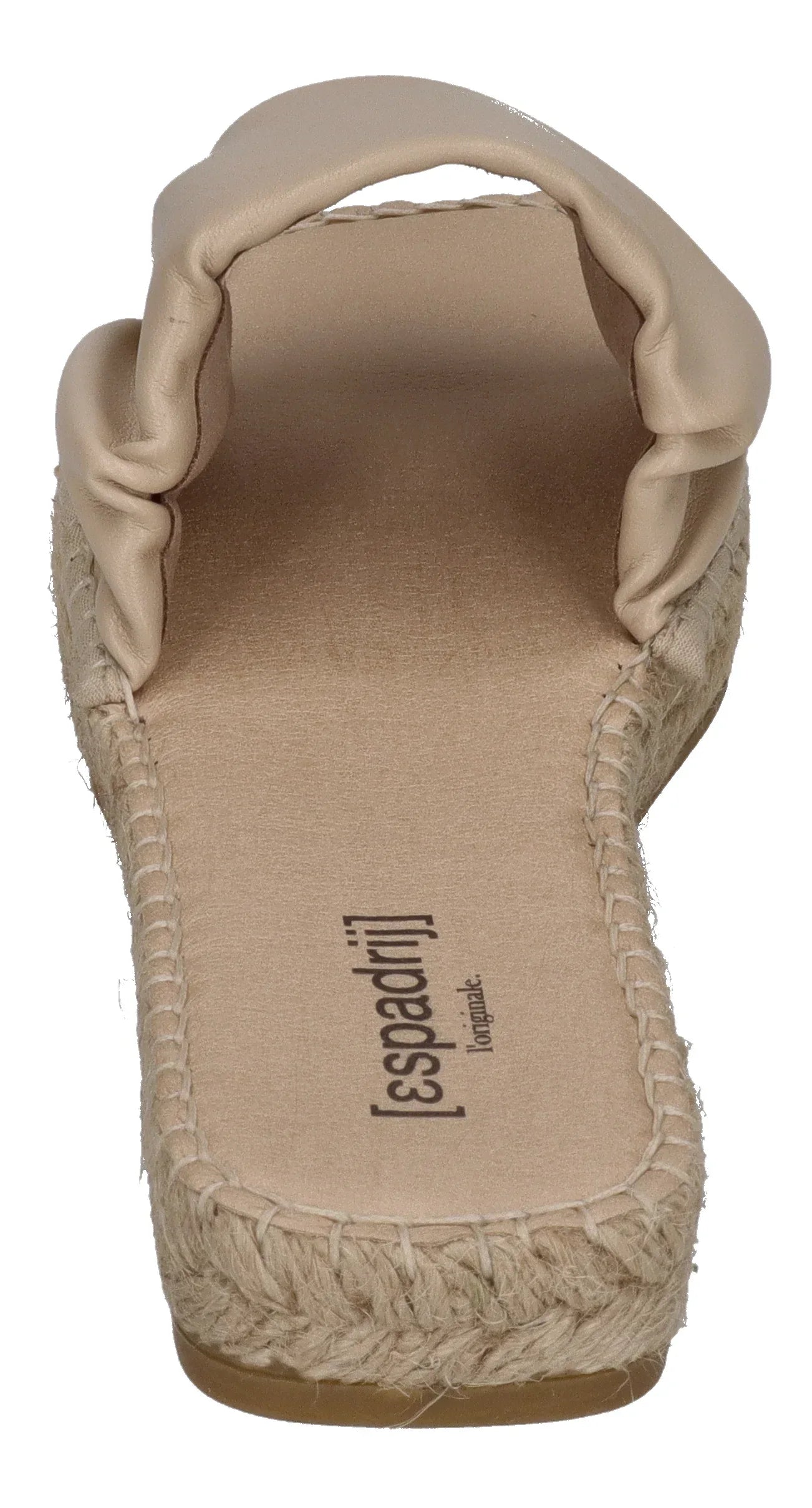 ESPADRIJ L'ORIGINALE Damen Pantolette - CARRE RUFFLE - beige