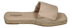 ESPADRIJ L'ORIGINALE Damen Pantolette - CARRE RUFFLE - beige