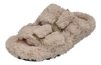 ESPADRIJ L'ORIGINALE Damen Pantolette - CLAQUETTE FUZZY beige
