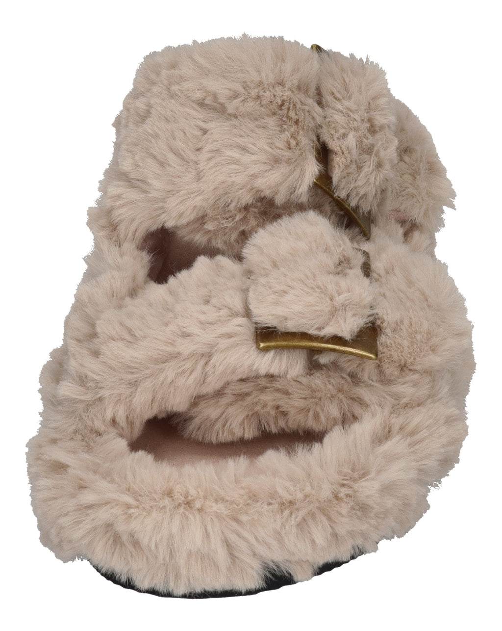 ESPADRIJ L'ORIGINALE Damen Pantolette - CLAQUETTE FUZZY beige