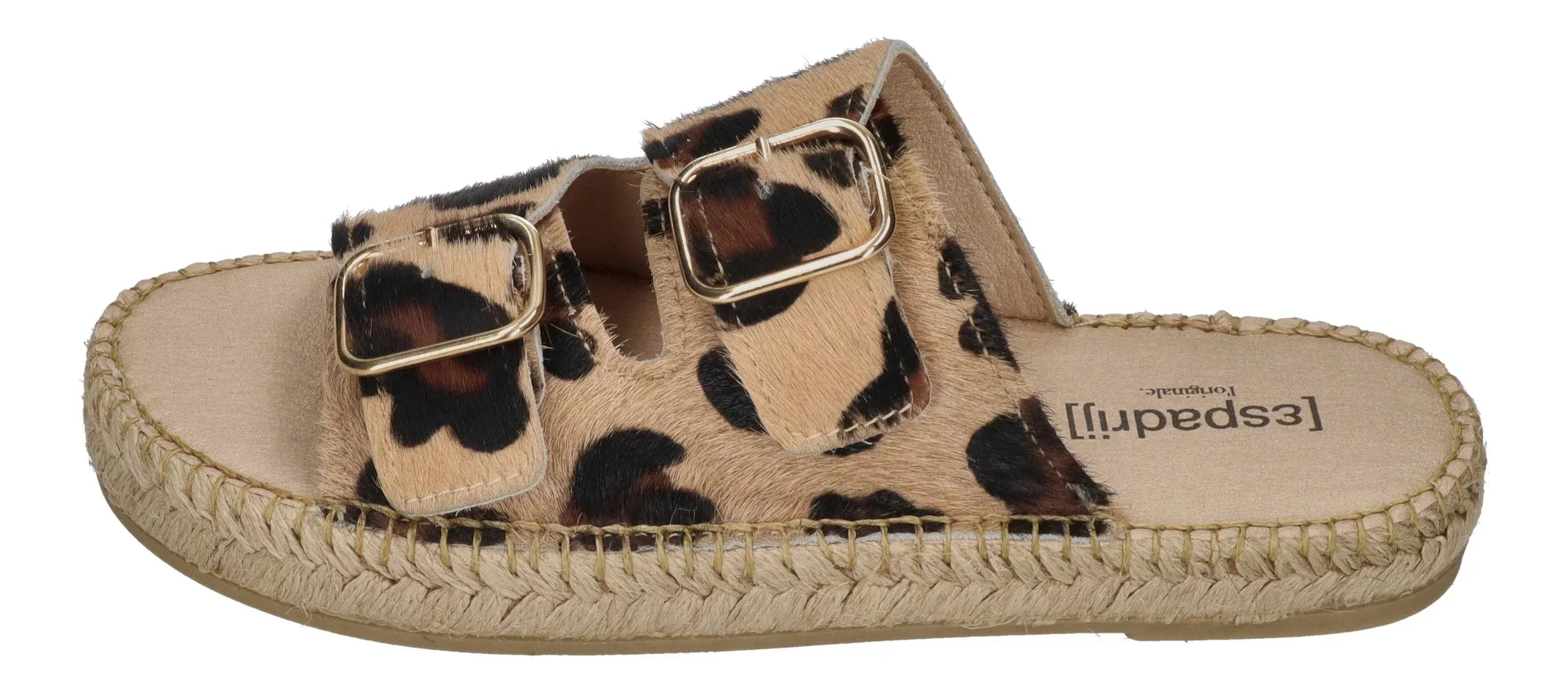 ESPADRIJ L'ORIGINALE Damen Pantolette CLAQUETTE LEO LN leopard