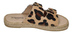 ESPADRIJ L'ORIGINALE Damen Pantolette CLAQUETTE LEO LN leopard