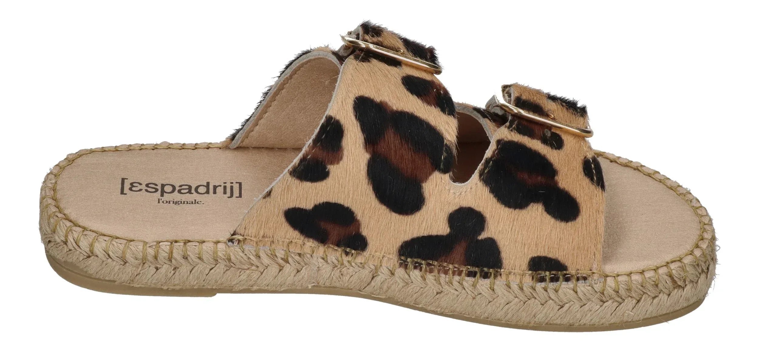 ESPADRIJ L'ORIGINALE Damen Pantolette CLAQUETTE LEO LN leopard