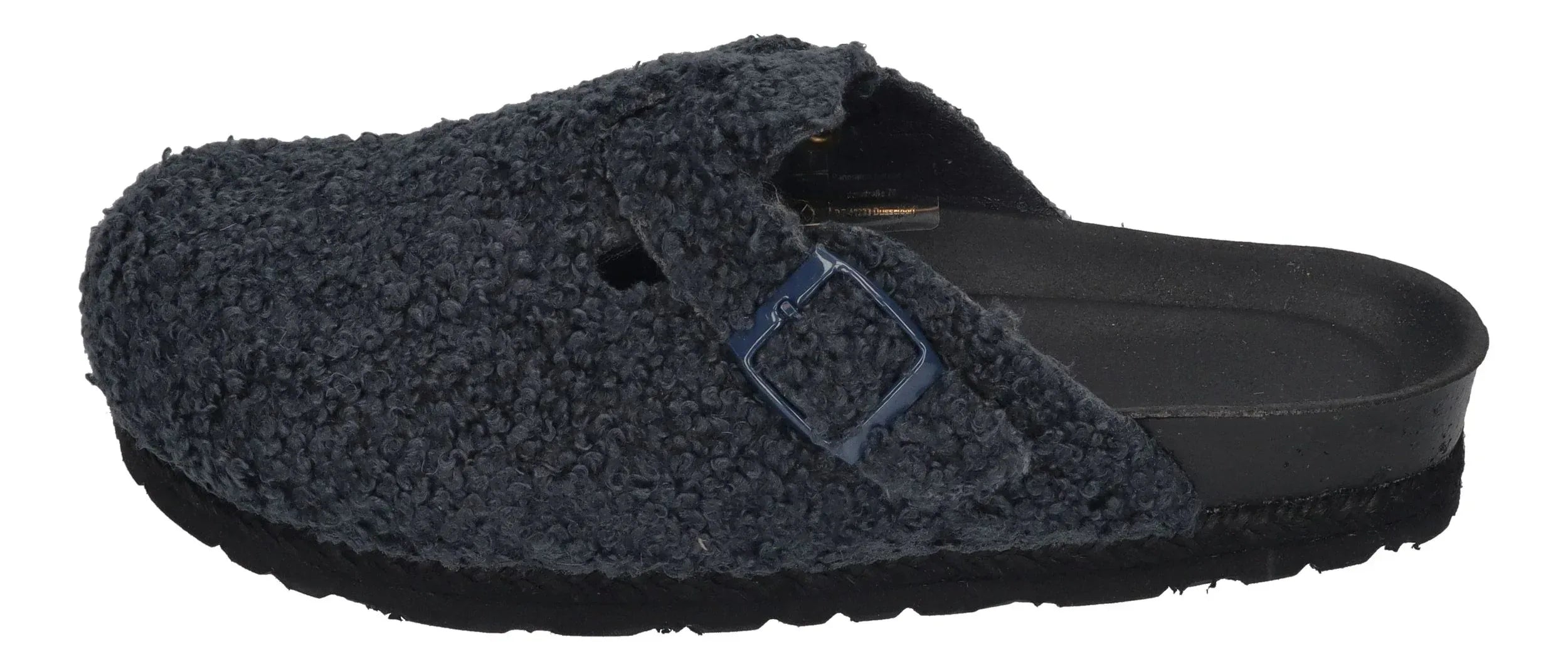 ESPADRIJ L'ORIGINALE Damen Pantoletten Clogs - CLOQ CURLY asphalt