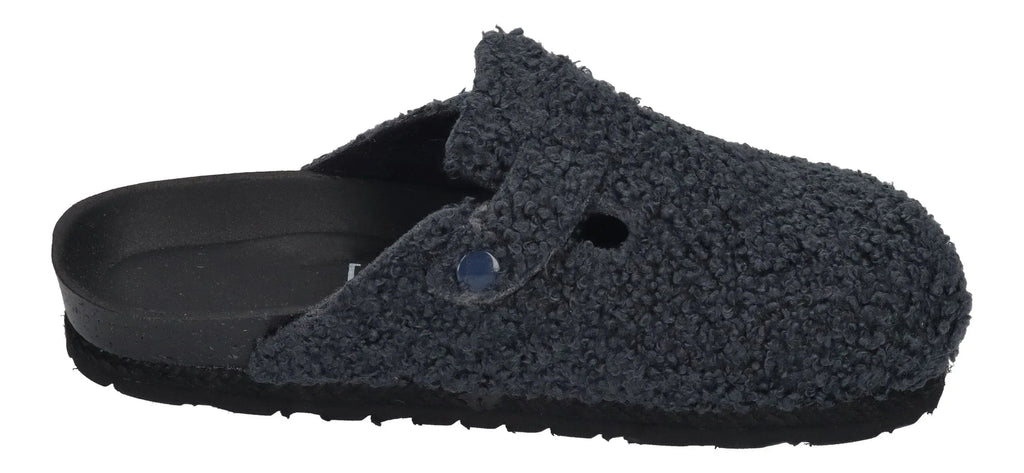 ESPADRIJ L'ORIGINALE Damen Pantoletten Clogs - CLOQ CURLY asphalt