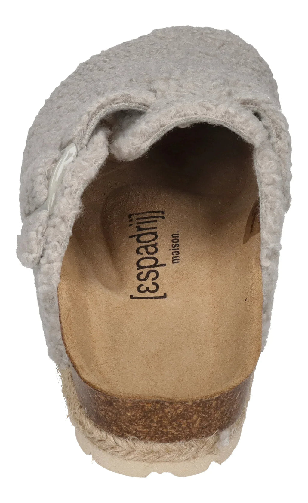 ESPADRIJ L'ORIGINALE Damen Pantoletten Clogs - CLOQ CURLY gris