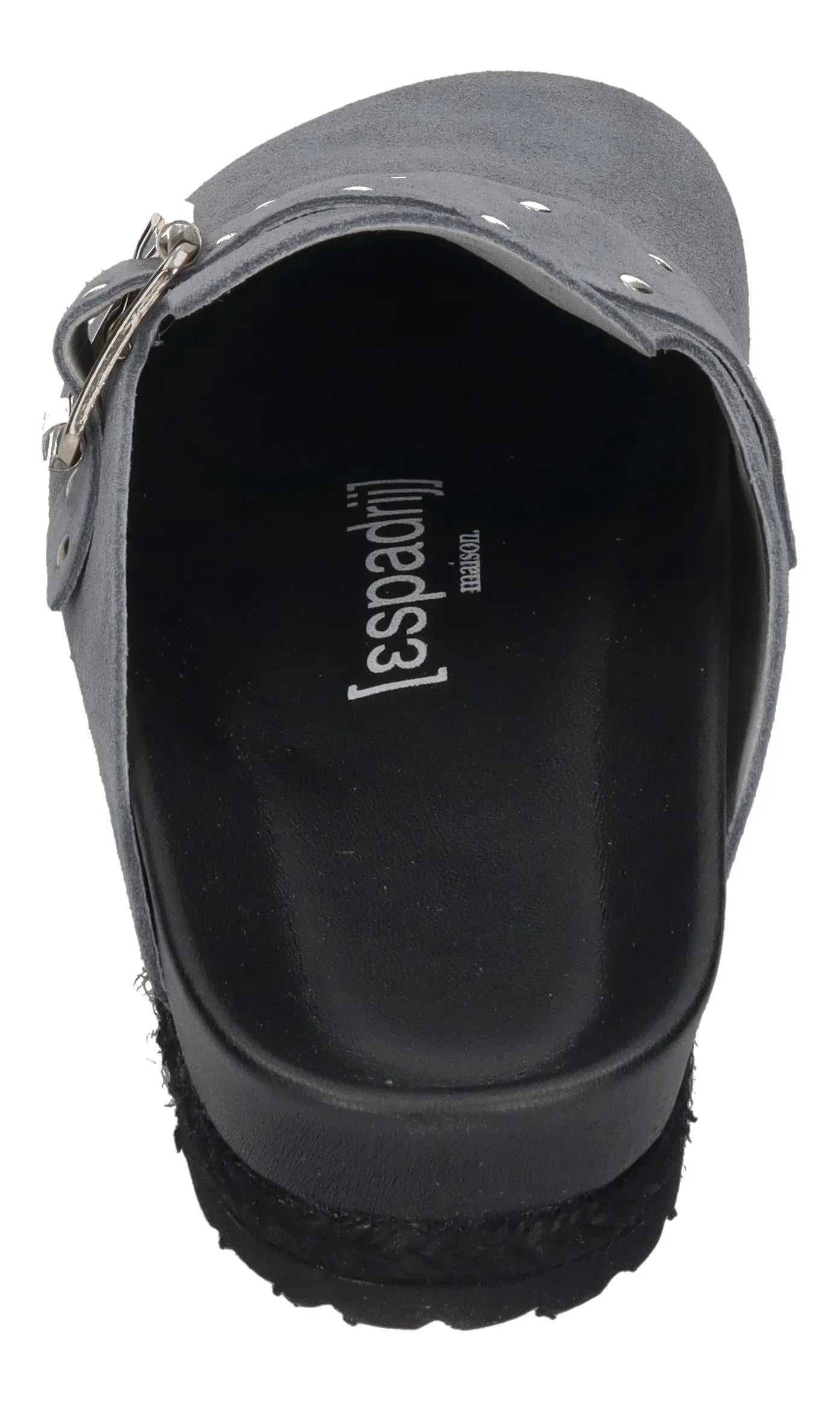 ESPADRIJ L'ORIGINALE Damen Pantoletten Clogs - CLOQ RIVET gris