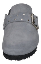 ESPADRIJ L'ORIGINALE Damen Pantoletten Clogs - CLOQ RIVET gris