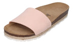 ESPADRIJ L'ORIGINALE Damen Pantolette - COPINE VELOUR - apricot