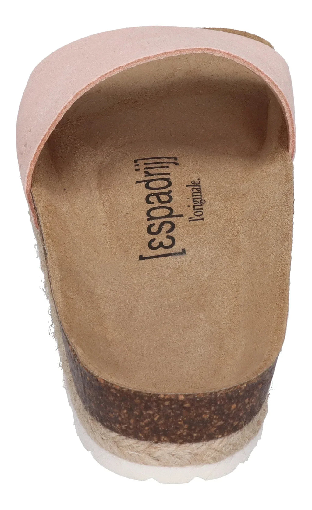 ESPADRIJ L'ORIGINALE Damen Pantolette - COPINE VELOUR - apricot