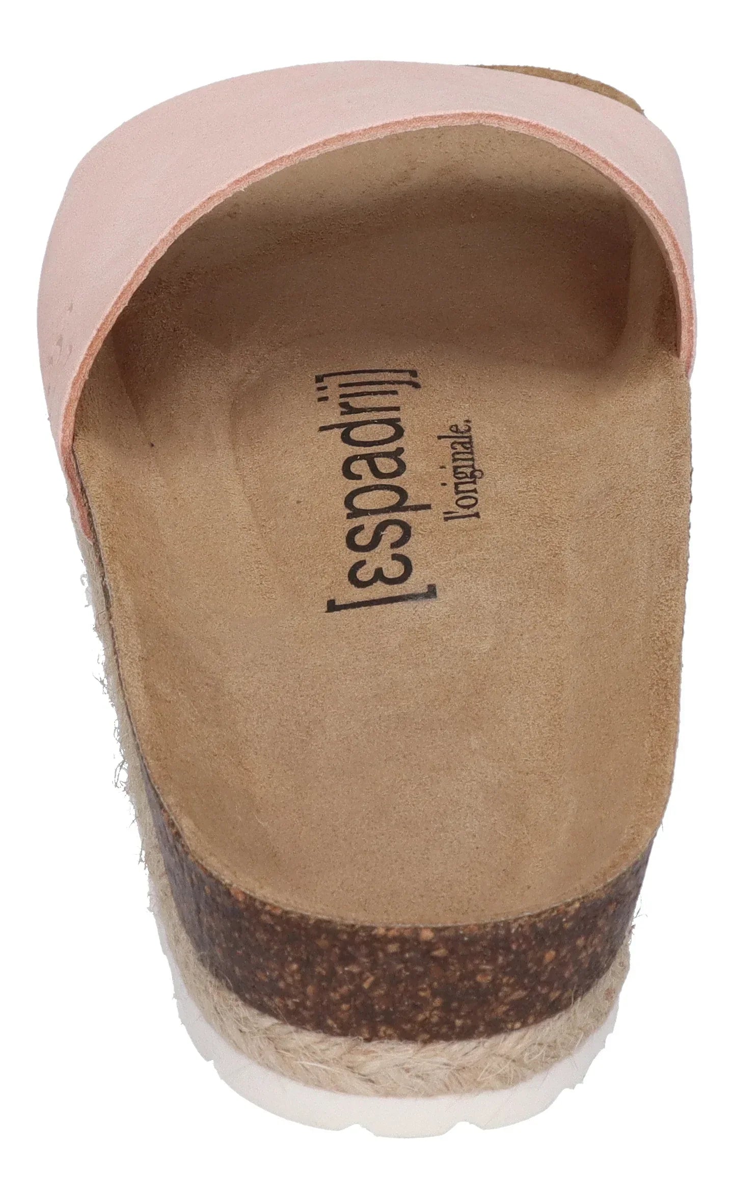ESPADRIJ L'ORIGINALE Damen Pantolette - COPINE VELOUR - apricot
