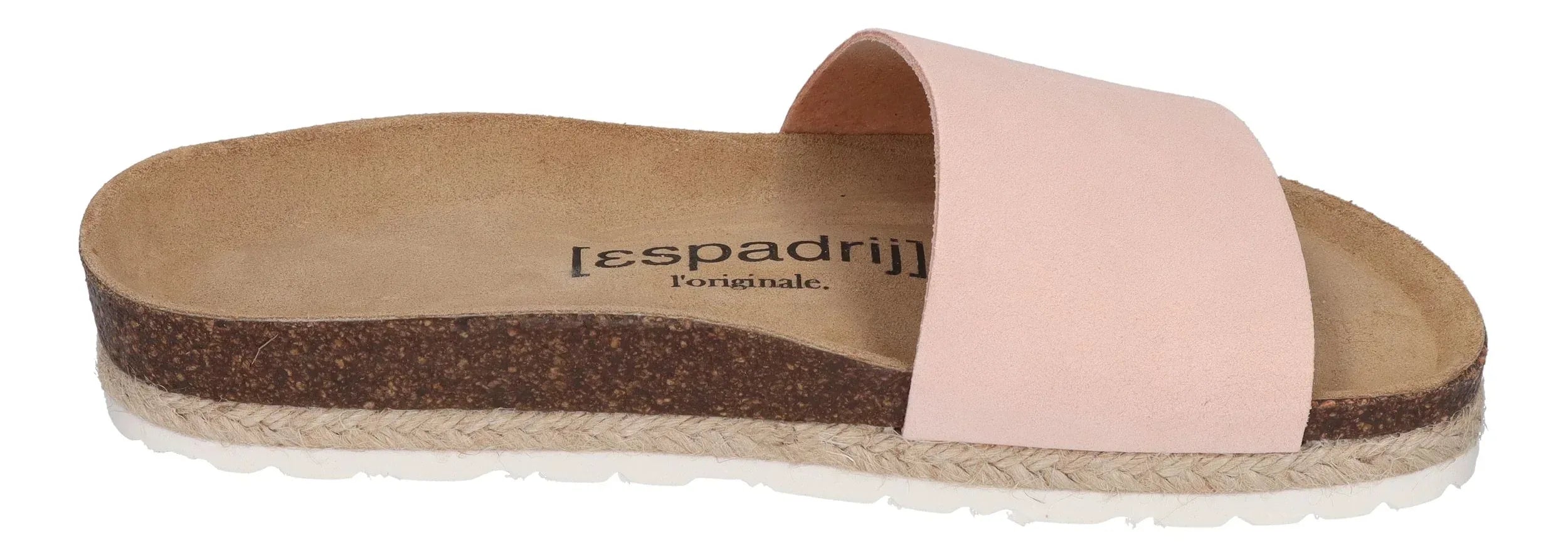 ESPADRIJ L'ORIGINALE Damen Pantolette - COPINE VELOUR - apricot
