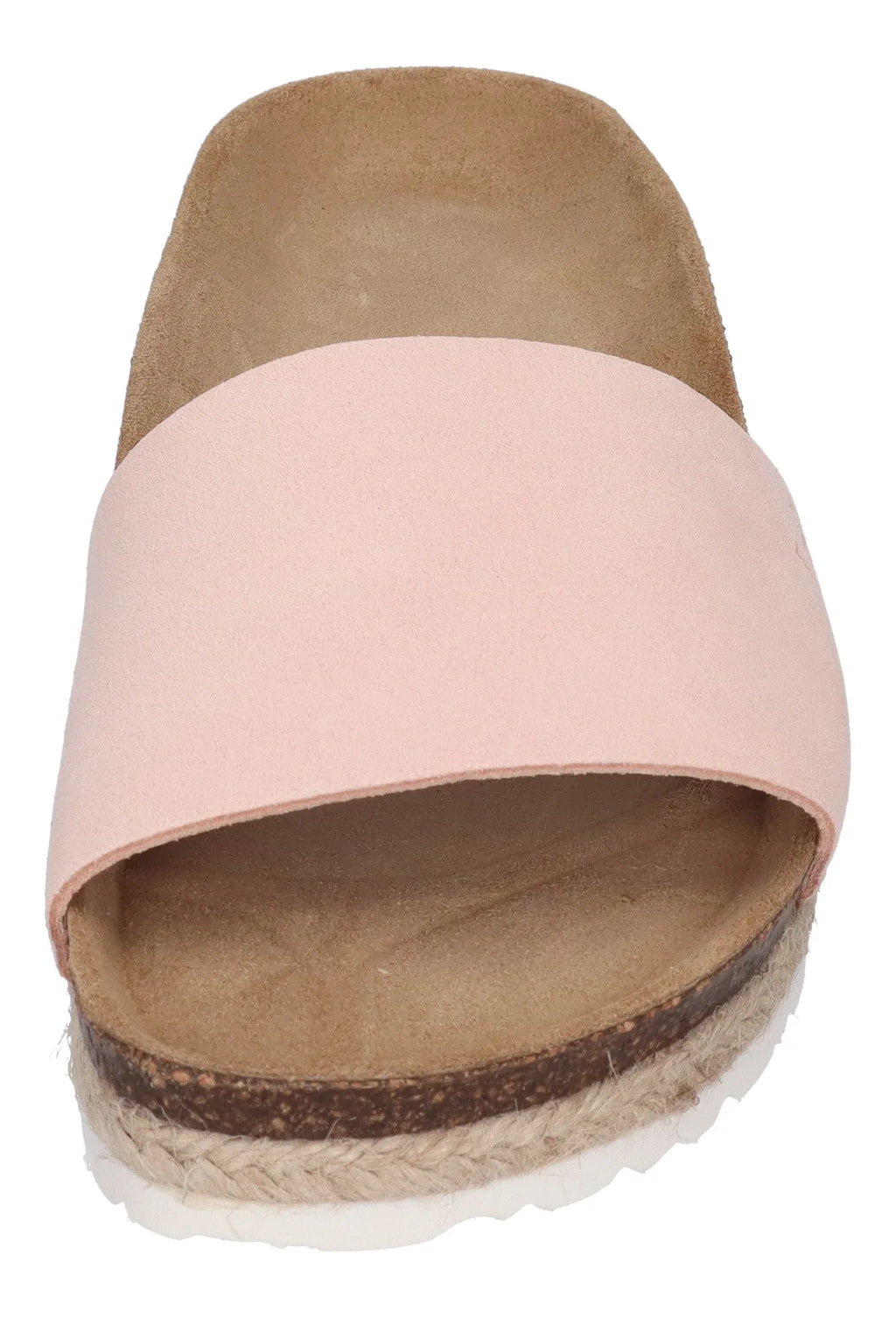 ESPADRIJ L'ORIGINALE Damen Pantolette - COPINE VELOUR - apricot