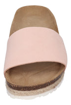 ESPADRIJ L'ORIGINALE Damen Pantolette - COPINE VELOUR - apricot