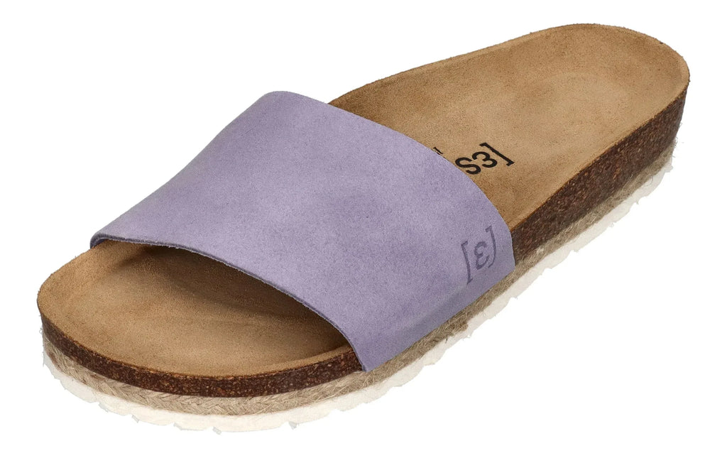 ESPADRIJ L'ORIGINALE Damen Pantolette COPINE VELOUR lavande
