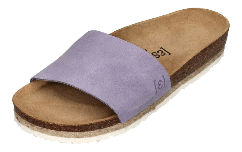 ESPADRIJ L'ORIGINALE Damen Pantolette COPINE VELOUR lavande