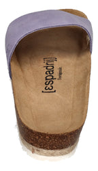 ESPADRIJ L'ORIGINALE Damen Pantolette COPINE VELOUR lavande
