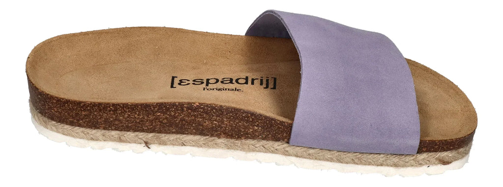 ESPADRIJ L'ORIGINALE Damen Pantolette COPINE VELOUR lavande