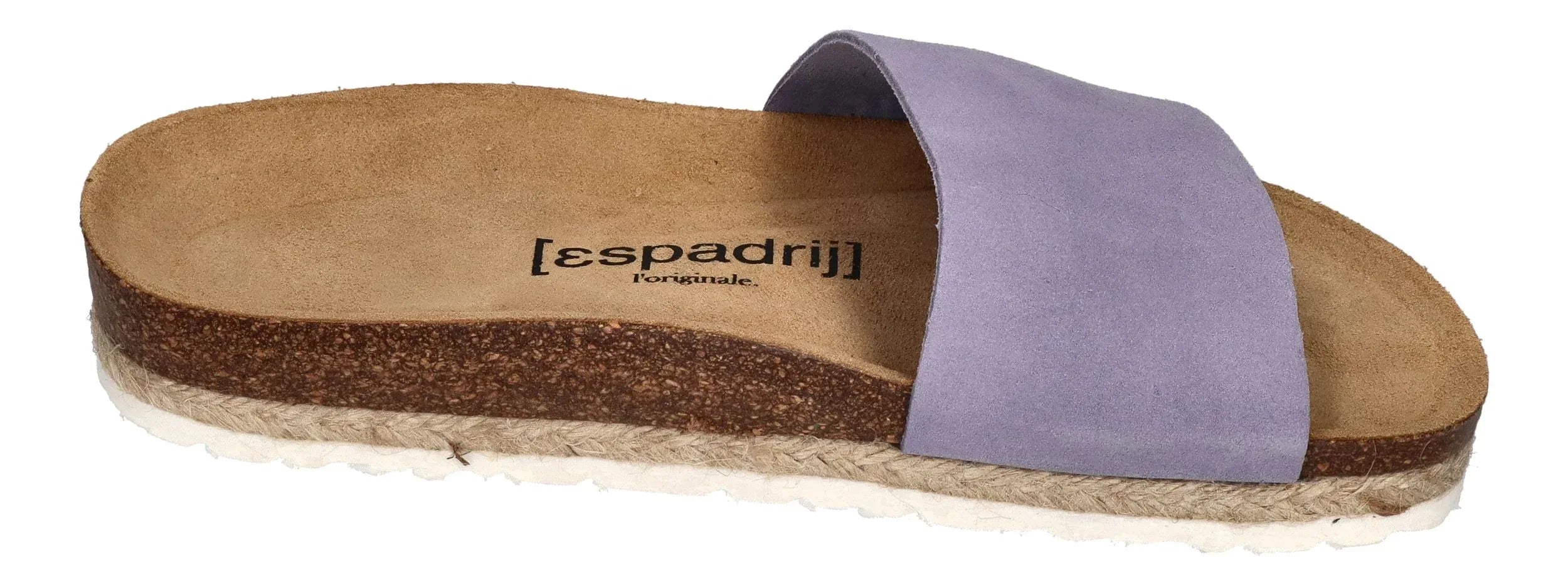 ESPADRIJ L'ORIGINALE Damen Pantolette COPINE VELOUR lavande