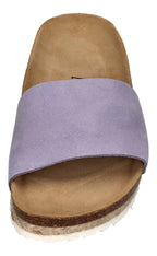 ESPADRIJ L'ORIGINALE Damen Pantolette COPINE VELOUR lavande