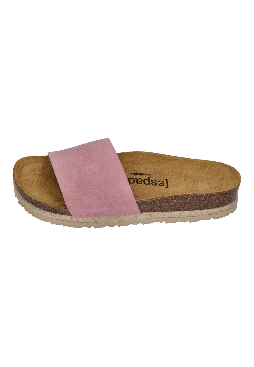 ESPADRIJ L'ORIGINALE Damen Pantolette COPINE VELOUR 2.0 rose