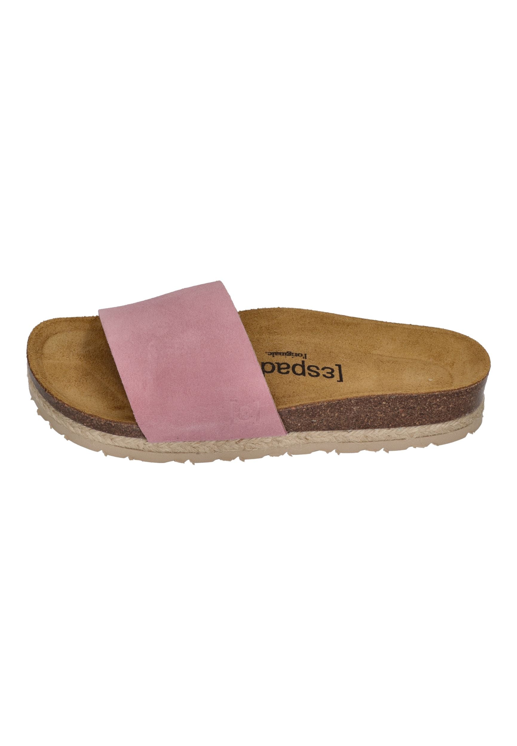 ESPADRIJ L'ORIGINALE Damen Pantolette COPINE VELOUR 2.0 rose
