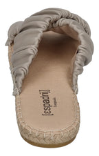 ESPADRIJ L'ORIGINALE Damen Pantolette - CROISETTE RUFFLE - gris