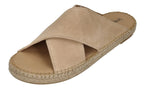 ESPADRIJ L'ORIGINALE Herren Pantolette - CROISETTE VELOUR MEN - beige