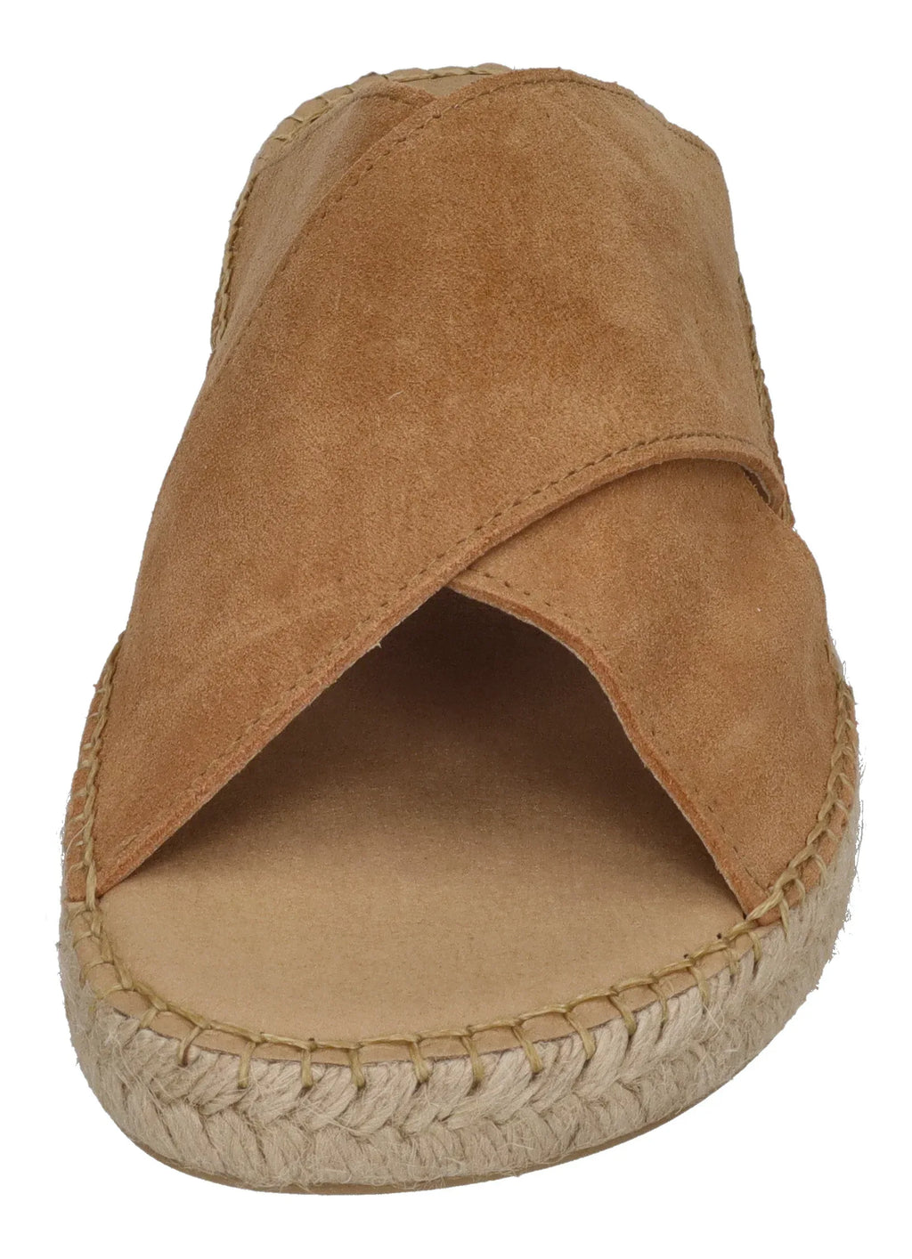 ESPADRIJ L'ORIGINALE Herren Pantolette - CROISETTE VELOUR MEN - cognac