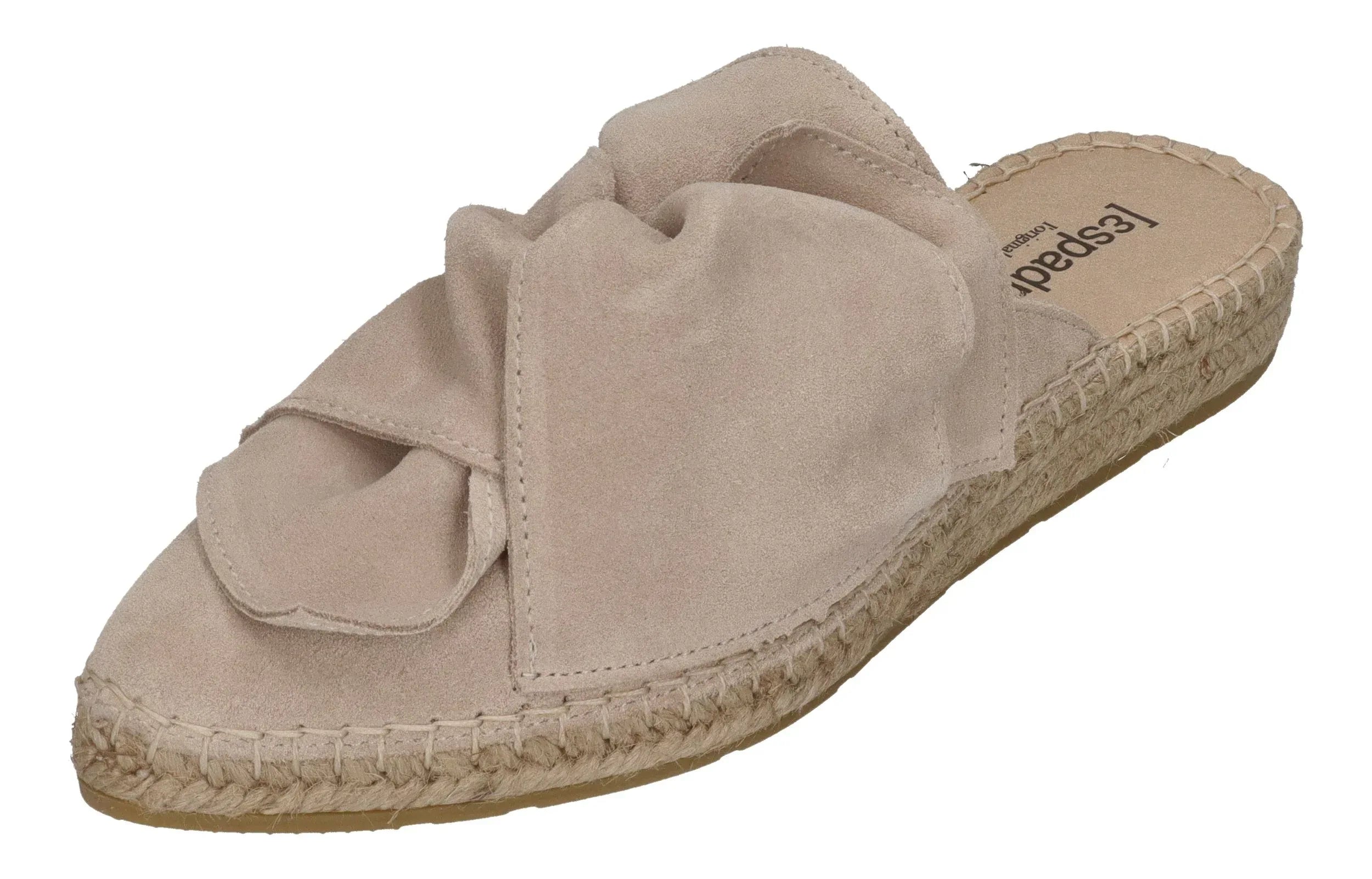 ESPADRIJ L'ORIGINALE Damen Pantolette - MULE BOUCLE KNOT - beige – Pantoletten