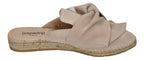 ESPADRIJ L'ORIGINALE Damen Pantolette - MULE BOUCLE KNOT - beige – Pantoletten – Bild 4