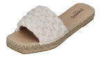 ESPADRIJ L'ORIGINALE Damen Pantolette - NICE - blanc