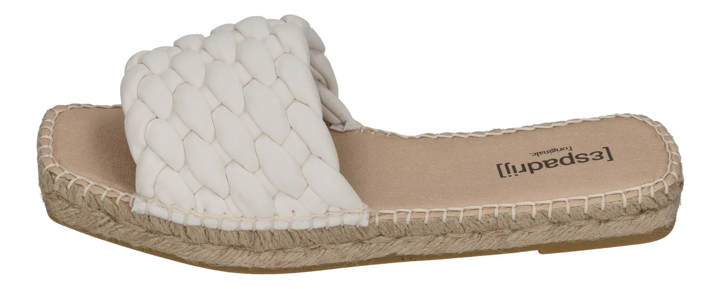 ESPADRIJ L'ORIGINALE Damen Pantolette - NICE - blanc