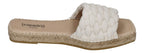 ESPADRIJ L'ORIGINALE Damen Pantolette - NICE - blanc