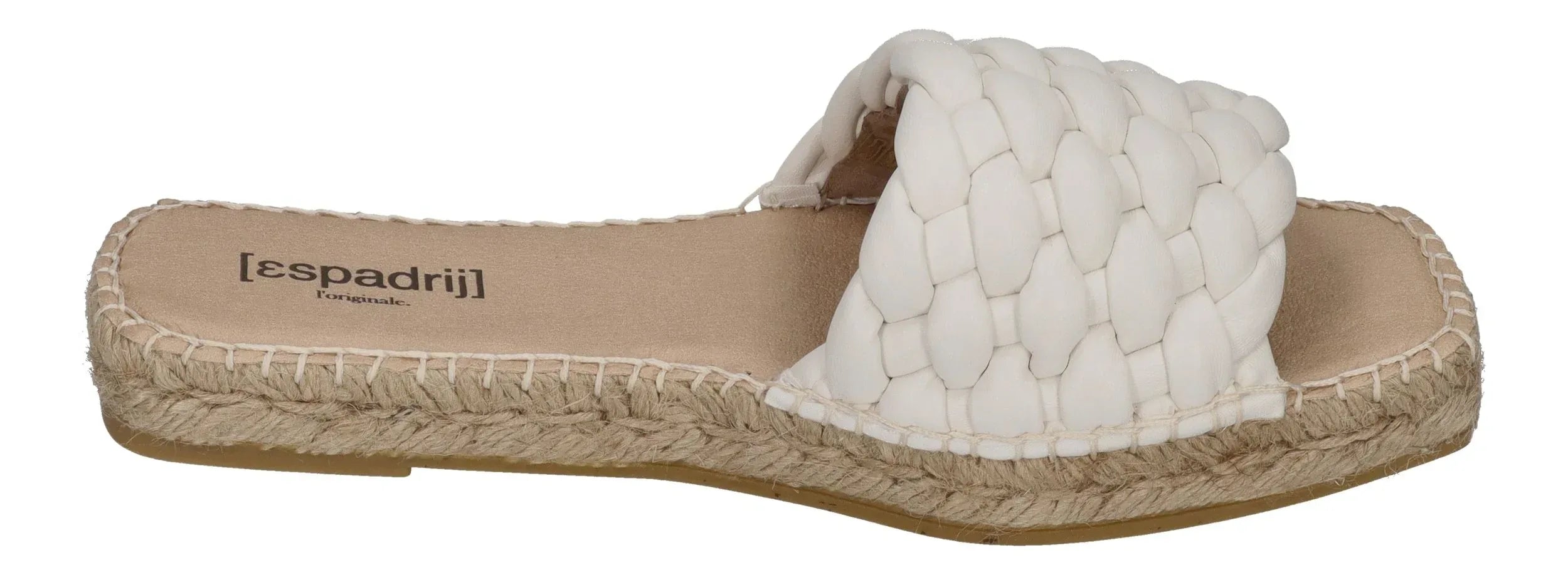ESPADRIJ L'ORIGINALE Damen Pantolette - NICE - blanc