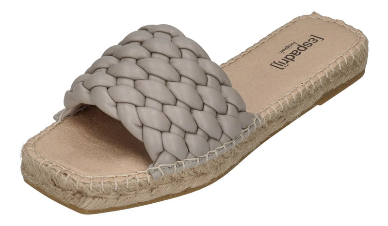 ESPADRIJ L'ORIGINALE Damen Pantolette - NICE - gris