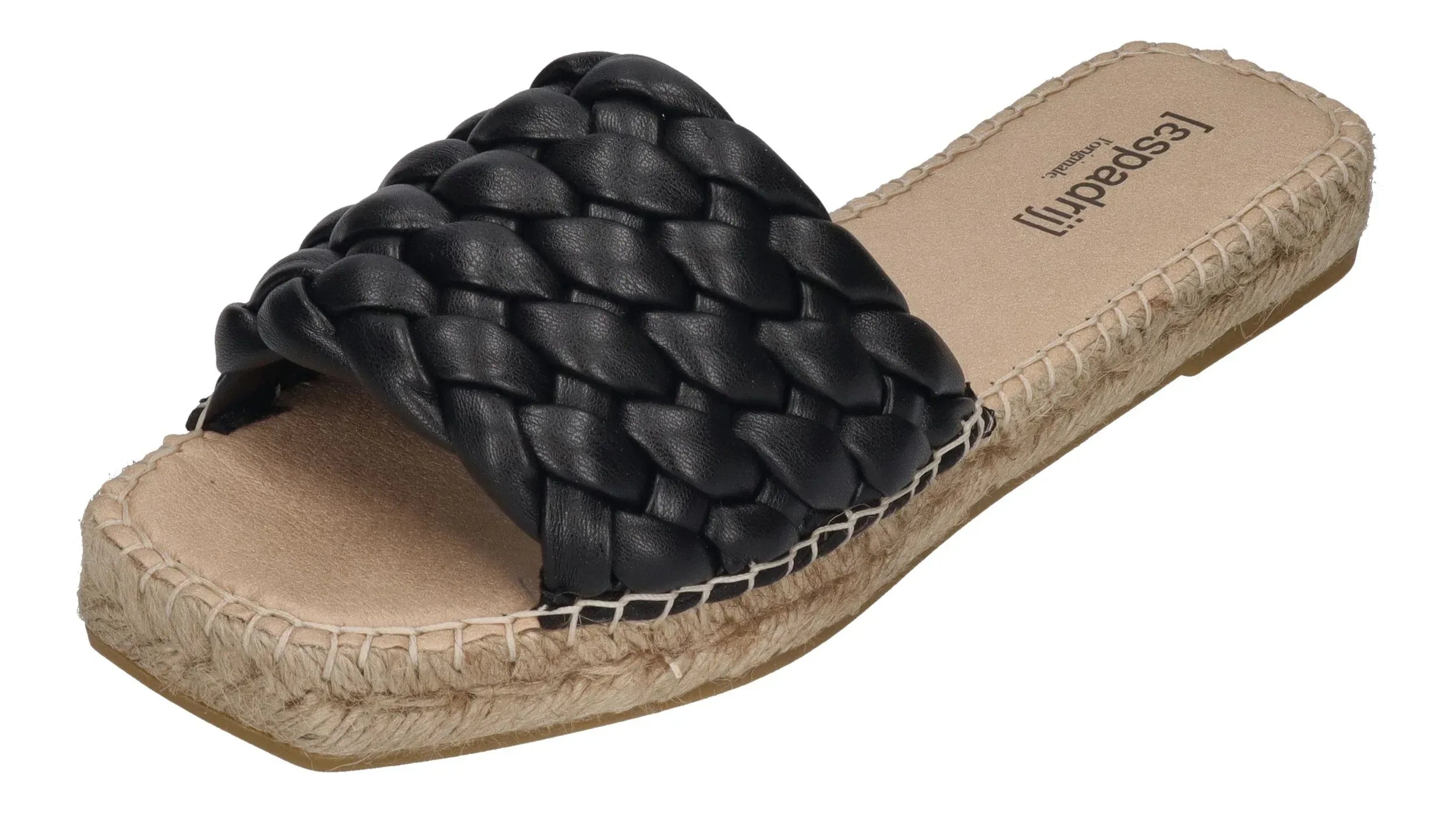 ESPADRIJ L'ORIGINALE Damen Pantolette - NICE - noir